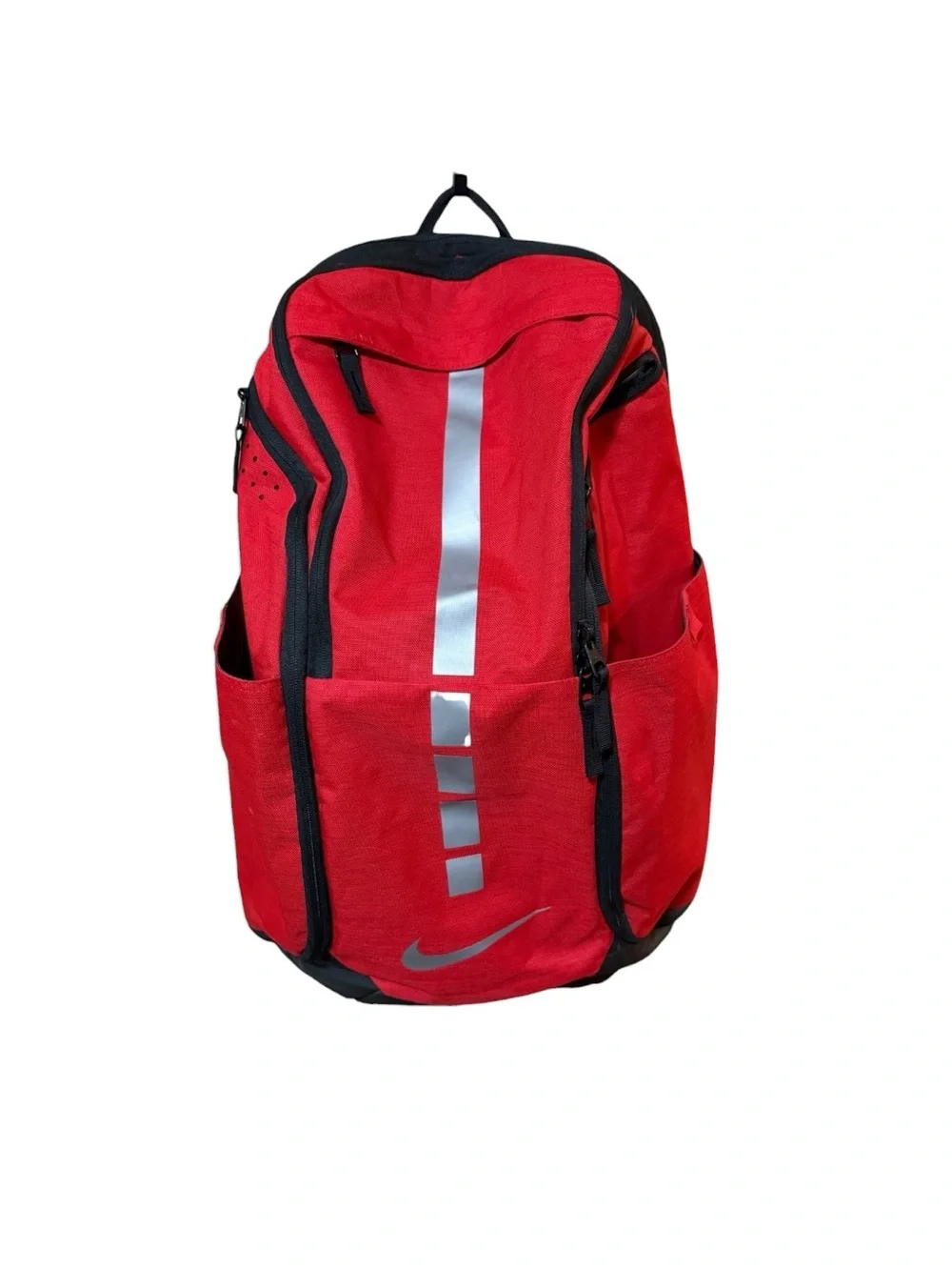 Like New - Nike Hoops Elite Pro Backpack University Red Metallic Silver Black